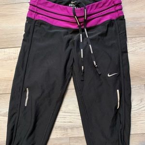 Nike Dri Fit Running Capris. Size Small